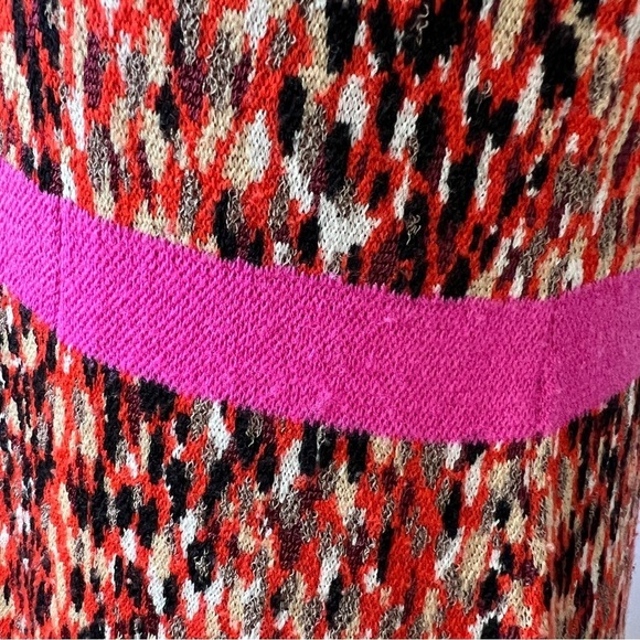 MISSONI SLEEVELESS WOOL BLD KNIT DRESS M ORANGE LABEL 2015 SEASON DESIGNER BOLD - Picture 11 of 13